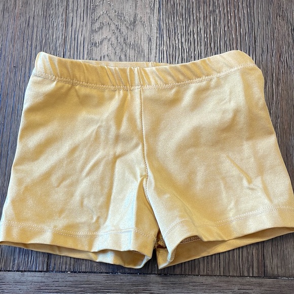 3 piece gold sequined dance costume - Picture 3 of 3